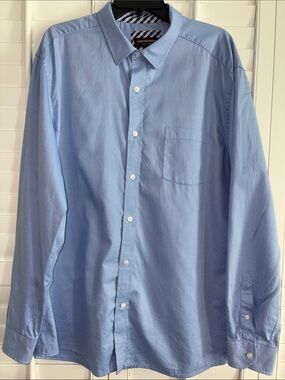 Johnson & Murphy Light Blue Men's Button-Down Shirt
